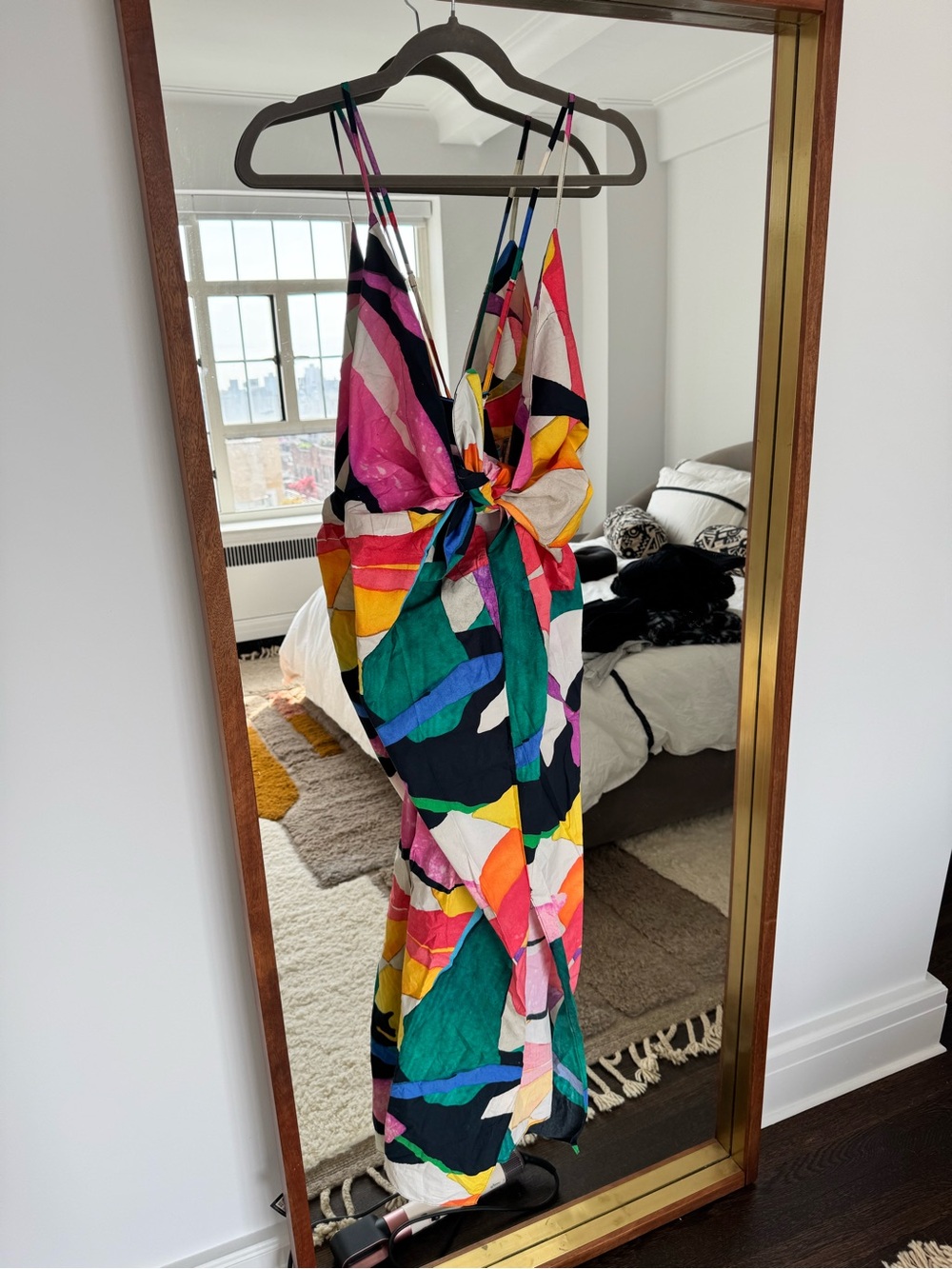 Mara Hoffman Multicolor Abstract Print Dress